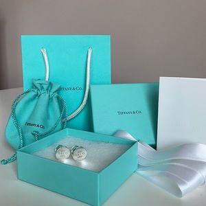 Tiffany 1837 Concave Circle Cuff Links (NWT)